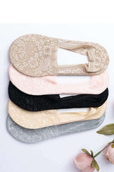 No-Slip Floral Lace Socks - Breathable & Stylish, Socks, $ 15.95, A Moment Of Now™